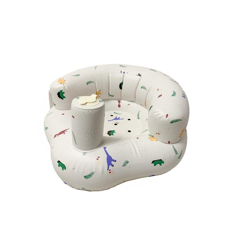 Inflatable Baby Seat 3+ Months, Built-In Air Pump Baby Seat for Kids, Toddler, Blow-Up Baby Chair with Back Support, Breathable Cover, Newborn Baby Essentials, Toddler Items, Baby Carrier Alternative, Baby Essentials & Baby Items, Christmas Baby Gift