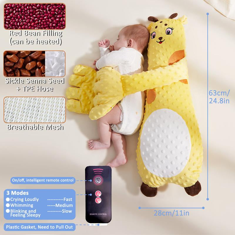 Baby Patting Soothing Pillow Palm - Soft Stuffed Toy for Toddlers, Remote Control, Animals-Shaped Sleeping Aid with Soft Touch and Calming Features #Dealsforyoudays