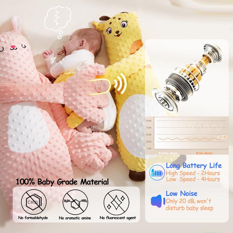 Baby Patting Soothing Pillow Palm - Soft Stuffed Toy for Toddlers, Remote Control, Animals-Shaped Sleeping Aid with Soft Touch and Calming Features #Dealsforyoudays