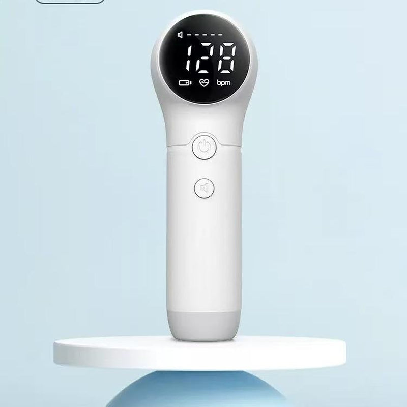 Fetal Doppler: Hear the Baby'S Heart Rate at Any Time, Large Liquid Crystal Display, Clear and Easy to Read. Many Families Keep the Fetal Heart Recording to Commemorate It, Improve the Family'S Happiness, and Relieve Stress.