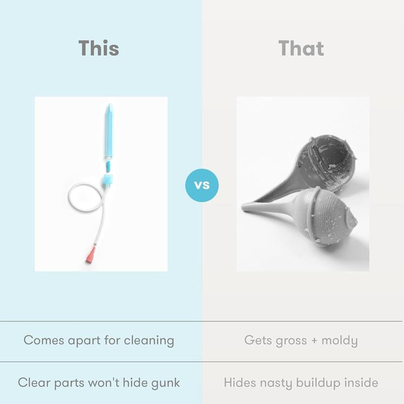 Baby Nose Snotsucker for Baby, Nasal Aspirator for Baby, Nose Sucker Baby Nasal Aspirator to Help Baby Breathe Easy