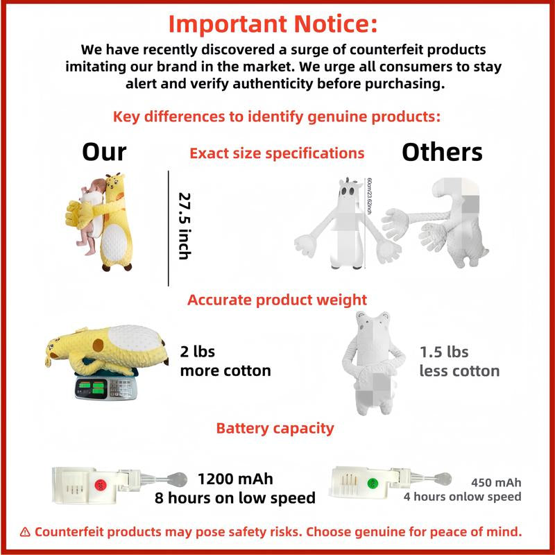 Baby Patting Soothing Pillow Palm - Soft Stuffed Toy for Toddlers, Remote Control, Animals-Shaped Sleeping Aid with Soft Touch and Calming Features #Dealsforyoudays