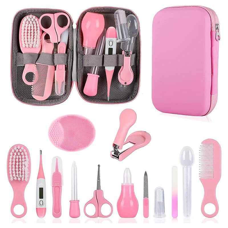 Baby Nail Trimmer Electric and Baby Grooming Kit,Baby Nail Clippers, 6 in 1 Baby Nail File,Nail File Baby Grooming Kit Manicure Set for Toddler or Adults,Blue