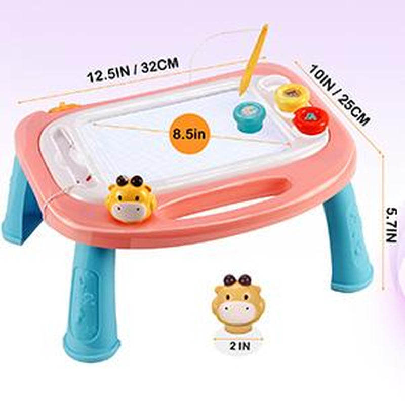 Toddler Toys, Toys for Girls, Magnetic Drawing Doodle Board Kids Toys Etch a Pad Sketch,Toddler Girl Toys for Educational Learning of Age 2 3 4 Girls Birthday Christmas Gifts,Pink