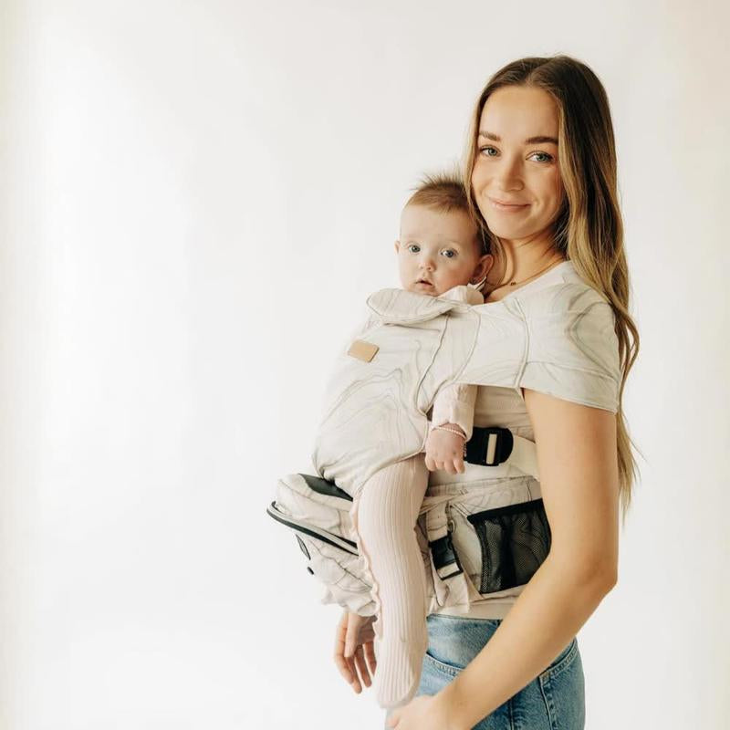 Tushbaby Hip Seat Hands-Free Attachment- Baby and Toddler Carrier up to 36 Months or 45 Pounds