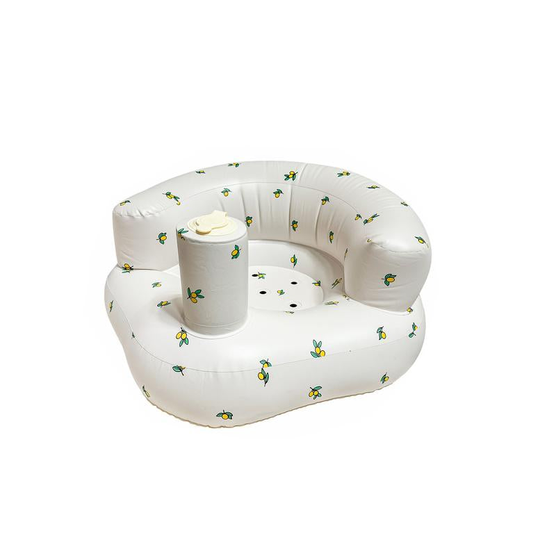 Inflatable Baby Seat 3+ Months, Built-In Air Pump Baby Seat for Kids, Toddler, Blow-Up Baby Chair with Back Support, Breathable Cover, Newborn Baby Essentials, Toddler Items, Baby Carrier Alternative, Baby Essentials & Baby Items, Christmas Baby Gift