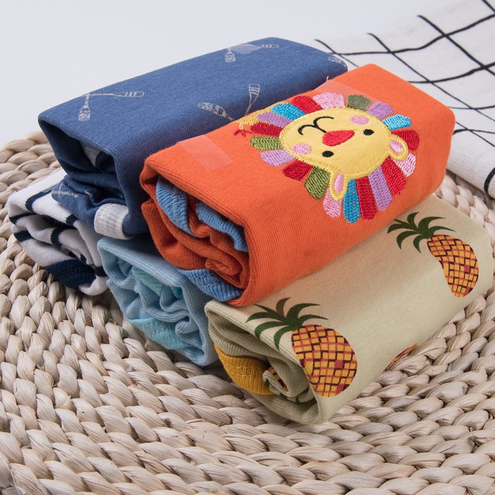 Baby Triangle Romper Set - 5 Piece Cotton Playsuit Collection