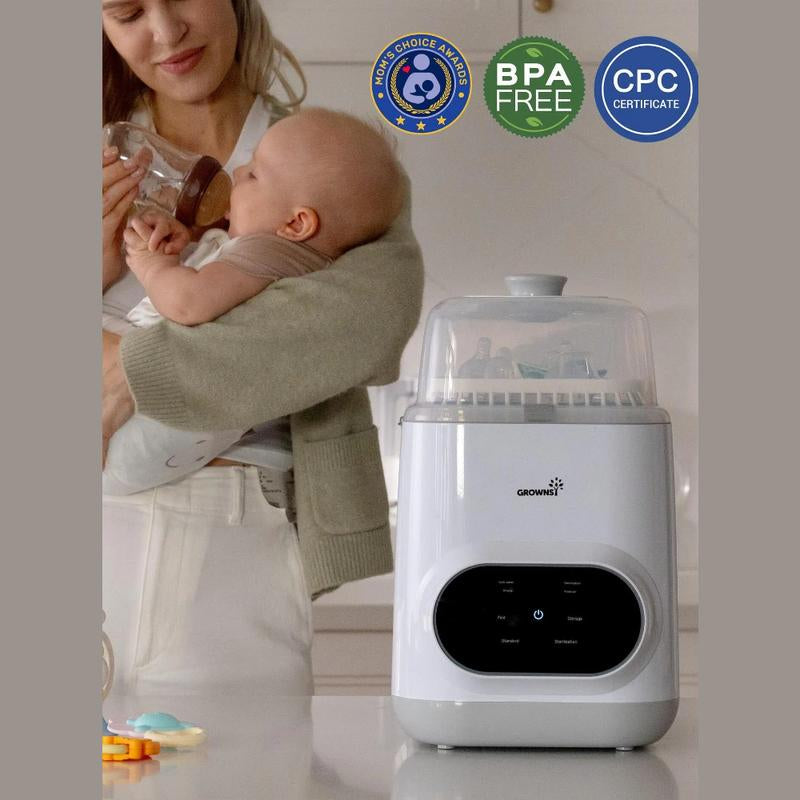 Grownsy Bottle Washer Pro, All-In-One Bottle Washer for Pump Parts,Baby Essentials,Baby Toys-Time Saving, 2025 New