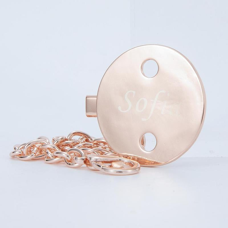 Custom Engraved Baby Name Pacifier & Clip Set – Personalized Baby Gift | Keepsake, Baby Shower, Newborn Essentials