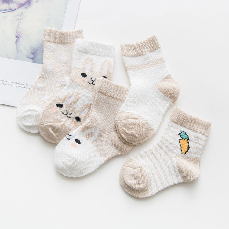Baby Socks - Soft Cotton Breathable Socks for Boys & Girls