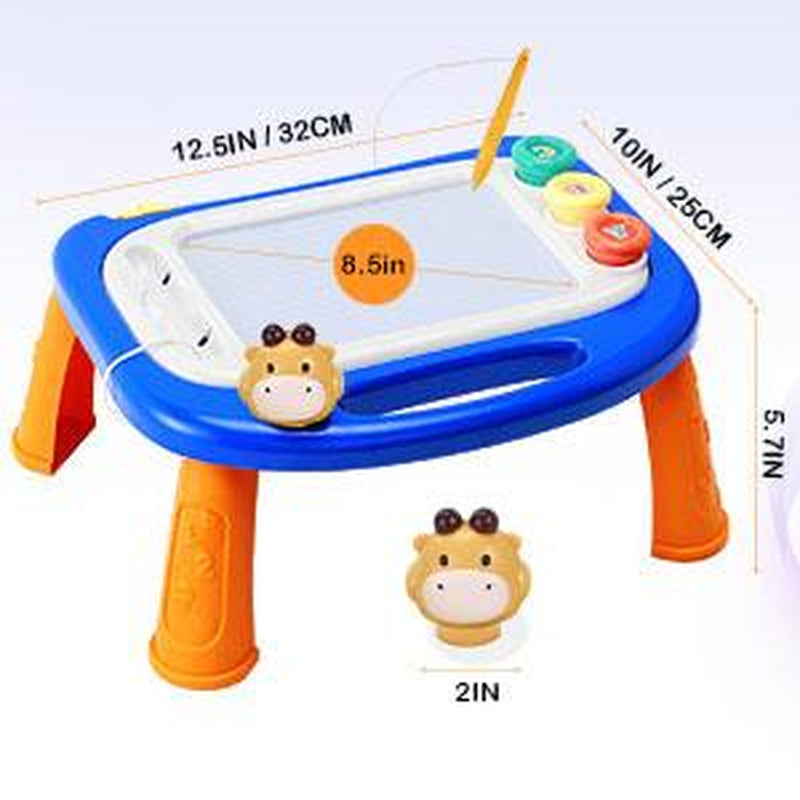 Toddlers Toys Ages2-3, Magnetic Drawing Board, Toddler Boy Toys for 2 3 Year Old, Doodle Board Pad Learning and Educational Toys for 2-3 Yr Kids Birthday Gifts - Blue