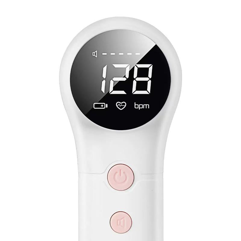 Fetal Doppler: Hear the Baby'S Heart Rate at Any Time, Large Liquid Crystal Display, Clear and Easy to Read. Many Families Keep the Fetal Heart Recording to Commemorate It, Improve the Family'S Happiness, and Relieve Stress.