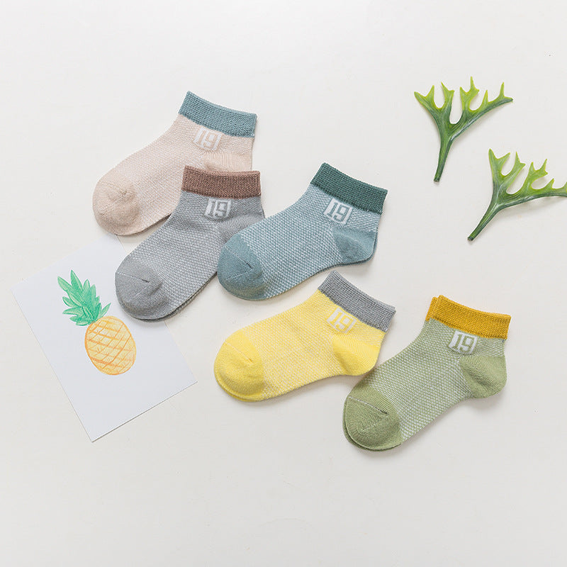 Baby Socks - Soft Cotton Breathable Socks for Boys & Girls